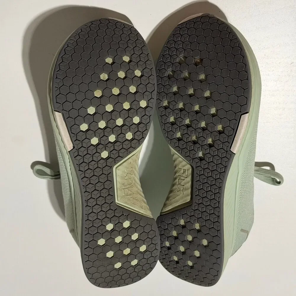 Flux Footwear Women’s Sz 5.5 Adapt Run Green Calcite Athletic Knit Barefoot Shoe